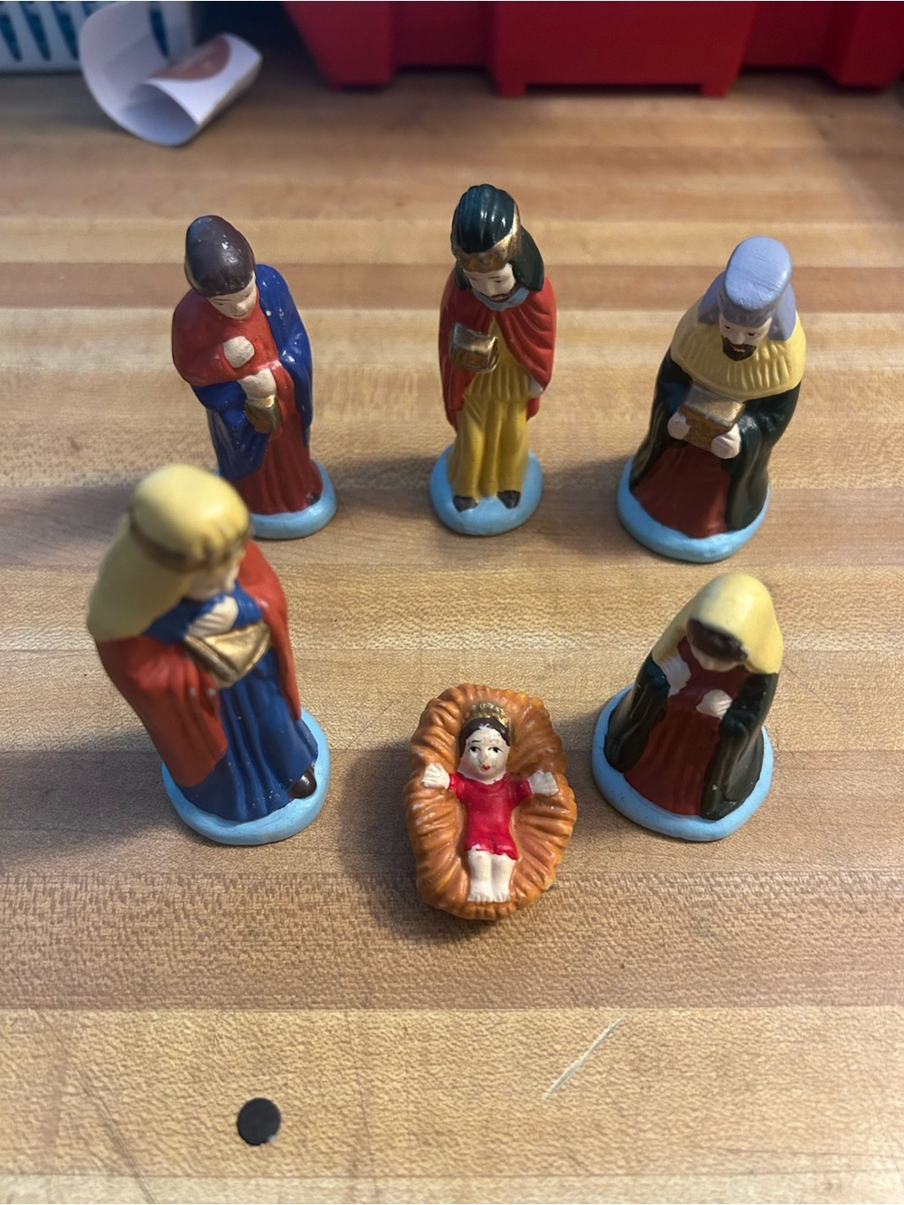 Nativity Figure Set - Assorted Colors
